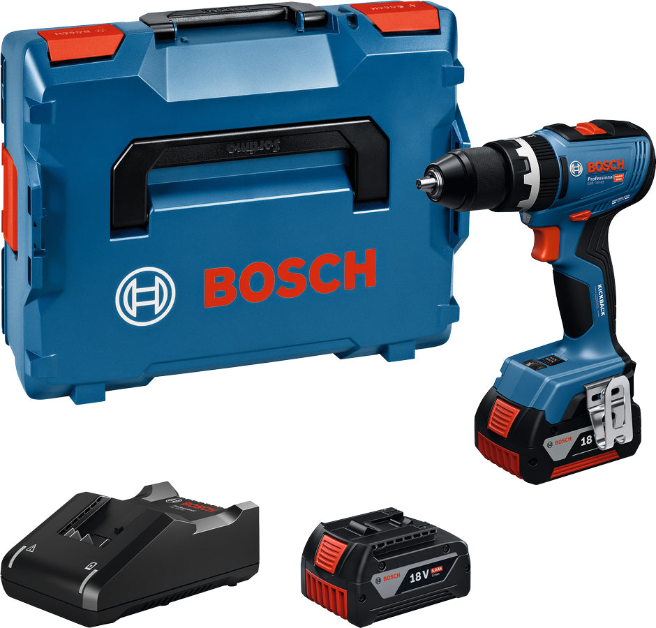 Sladdlös slagborrmaskin Gsb 18v-65 2*5,0ah Lb