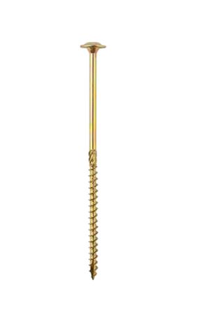 Wood Screw With Torx Collar Yellow Galvanized 5*90mm T25