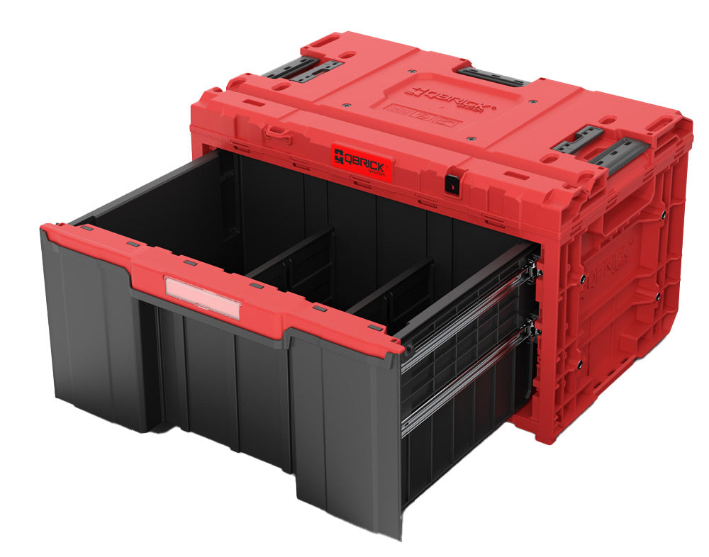 Skrinka na náradie Qbrick One Drawer 1 Red Ultra Hd T. 2,0 Ruhd
