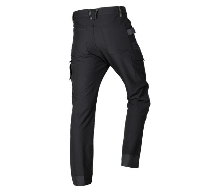 Mix&Match Arbeitshose in Schwarz und Grün, Größe M.