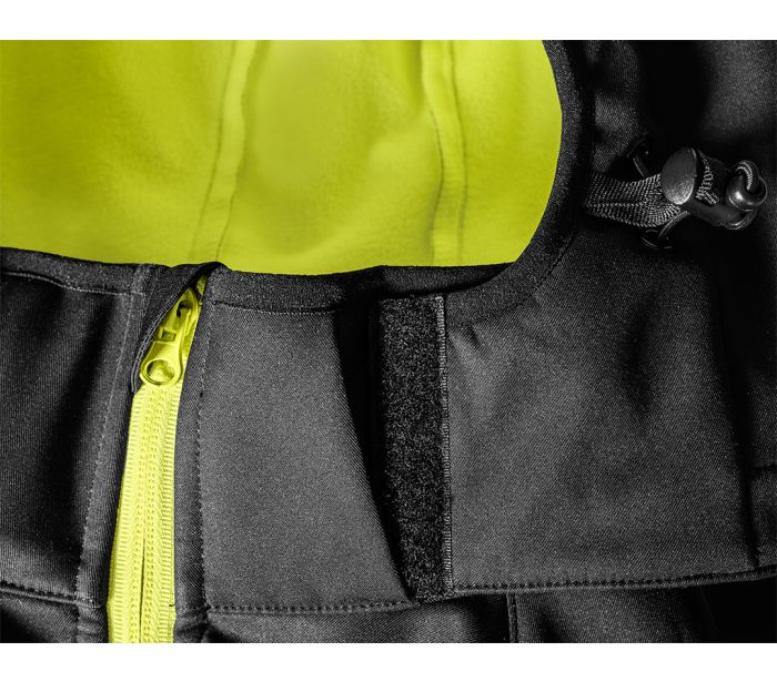 Mix&match softshellová bunda čierna a žltá Veľkosť Xl