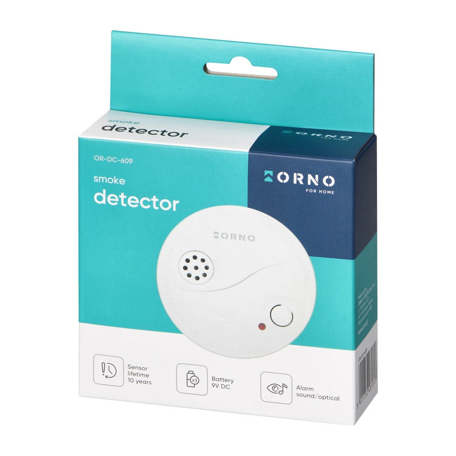 Battery-operated Smoke Detector With Integrated Battery