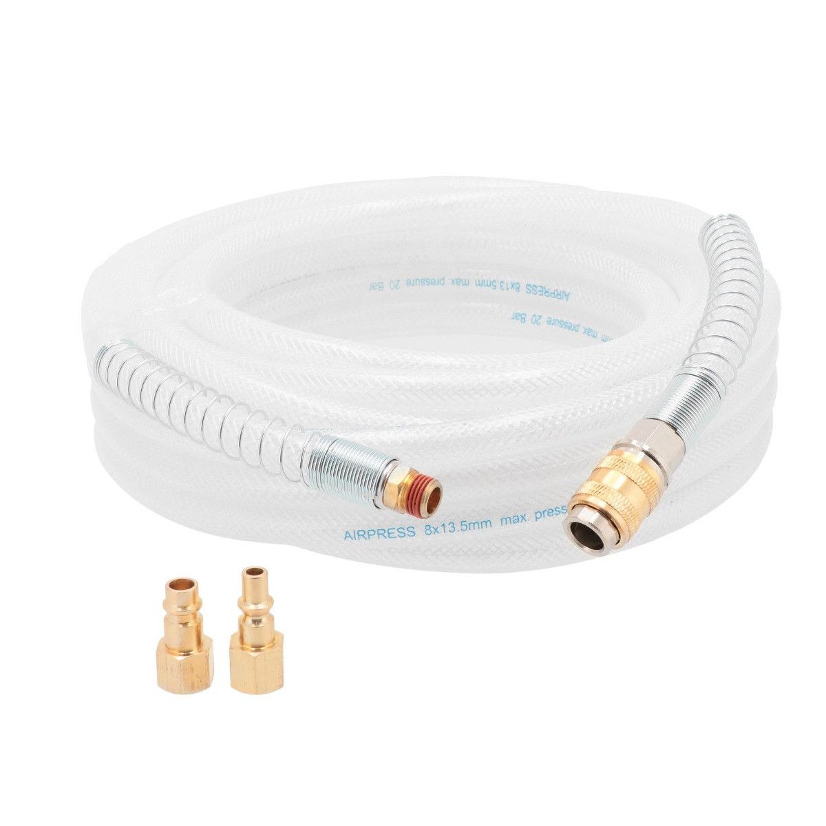 Pvc pneumatická hadice s rychlospojkami 8mm*10m