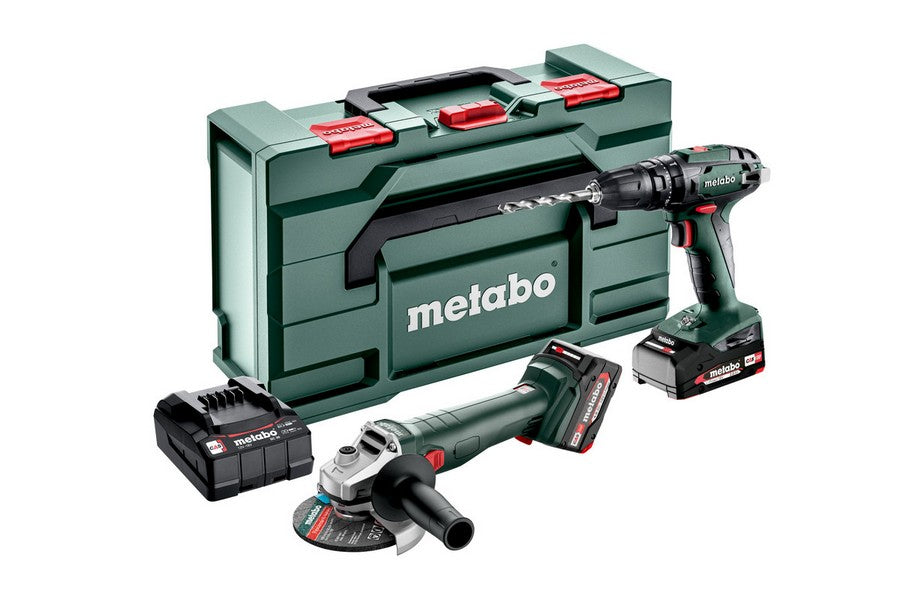 Kit combiné 18v Sb 18 + W 18 L 9-125 1*2,0ah 1*4,0ah