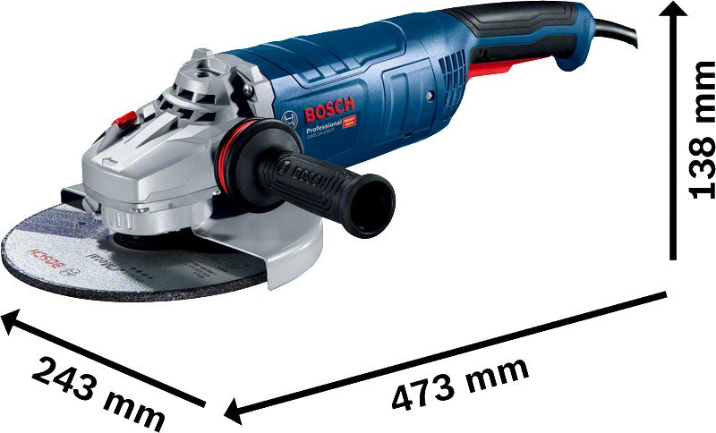 Amoladora Angular 230mm Gws 24-230 P 2400w