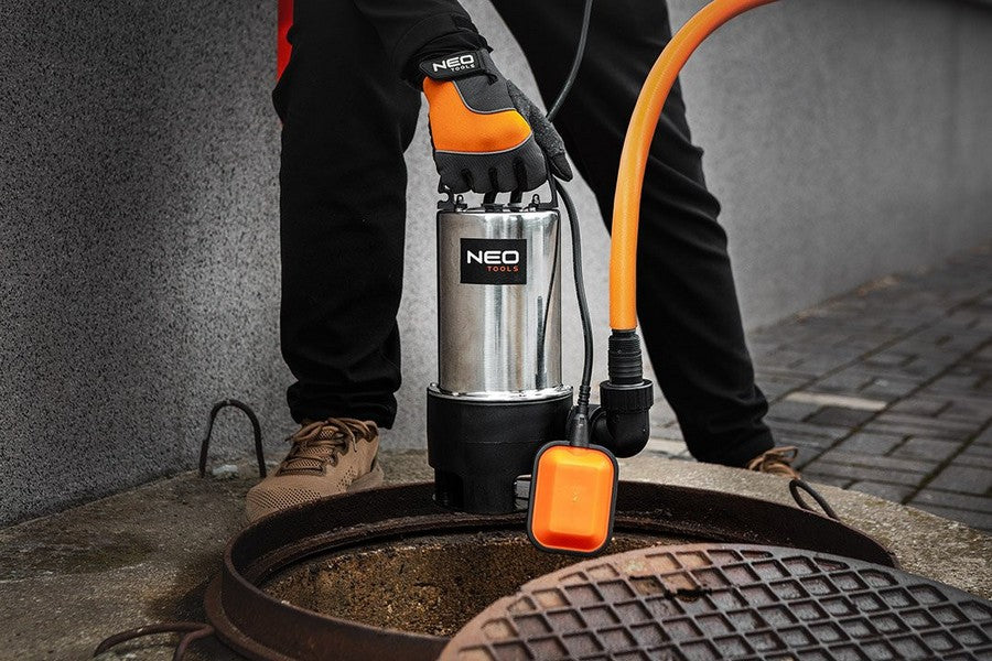 Dränkbar pump för smutsigt vatten 900w