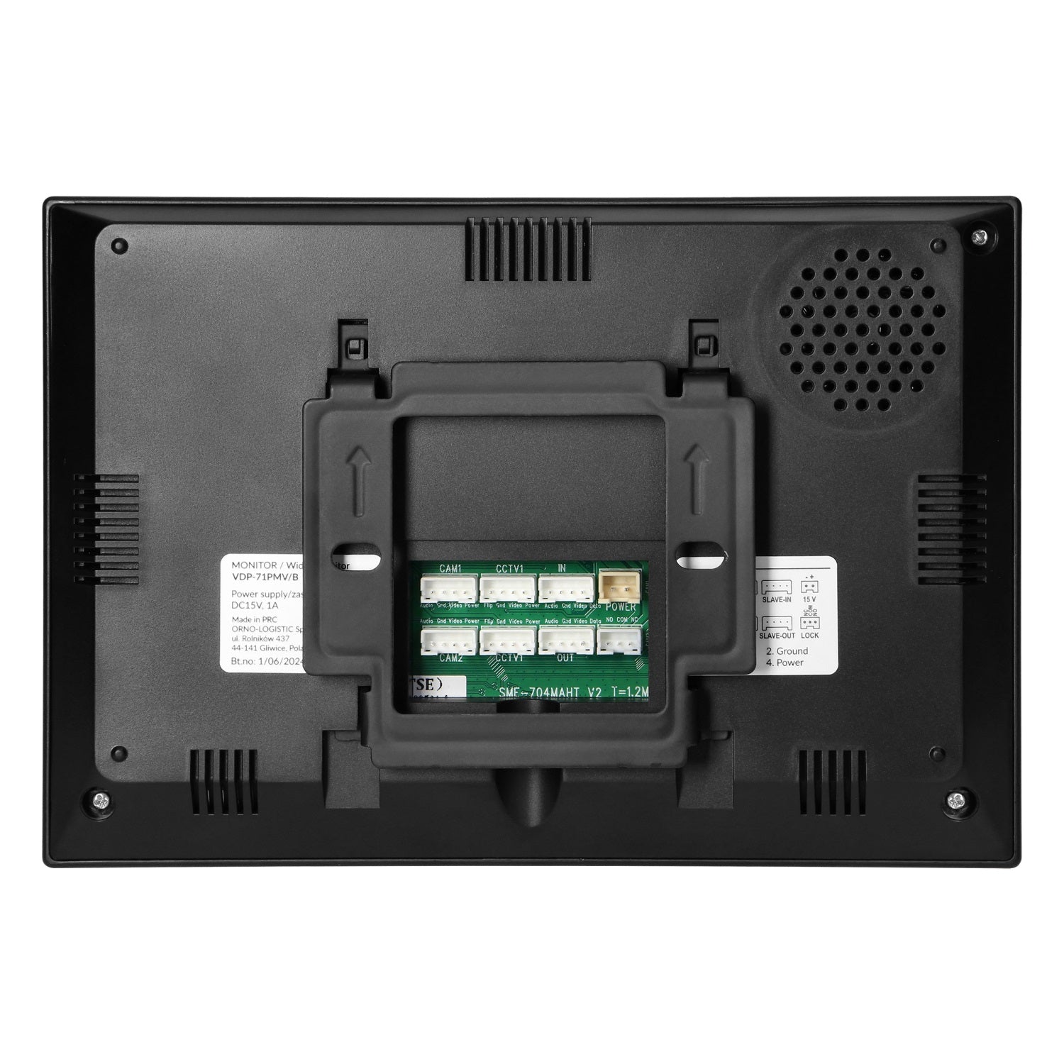 Kit d'interphone vidéo unifamilial 4 fils 7'' Acero