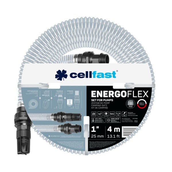 Trealamh Caidéil Energoflex le Basket Agus Feistis 1'' 4 Mb