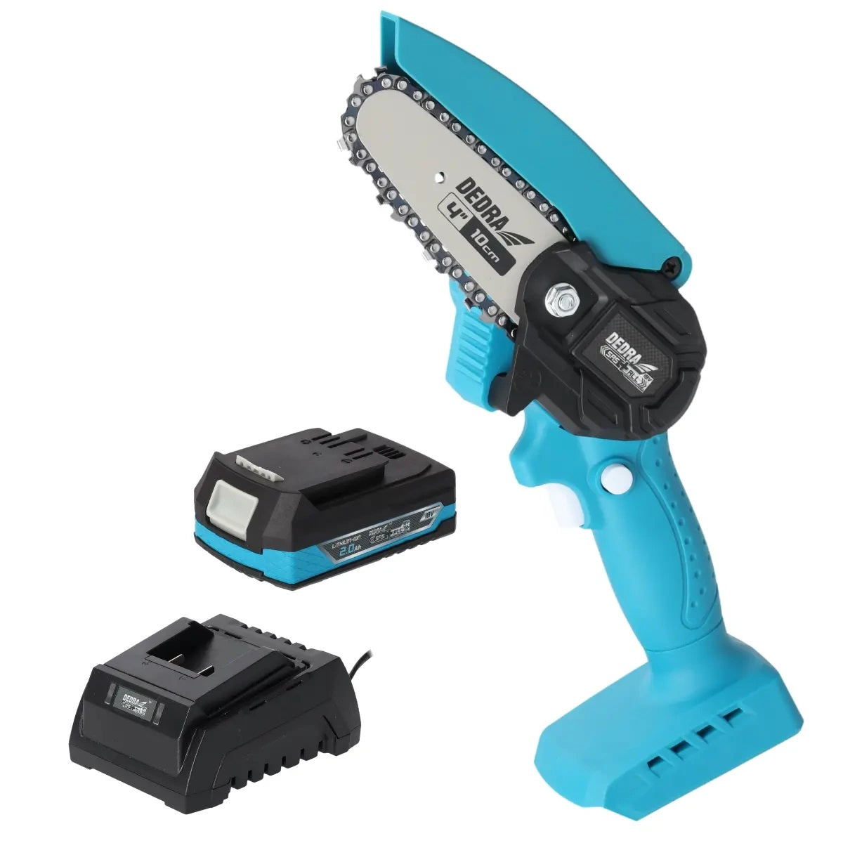 Mini 4' Cordless Chain saw 18v 1*2.0ah Sas+