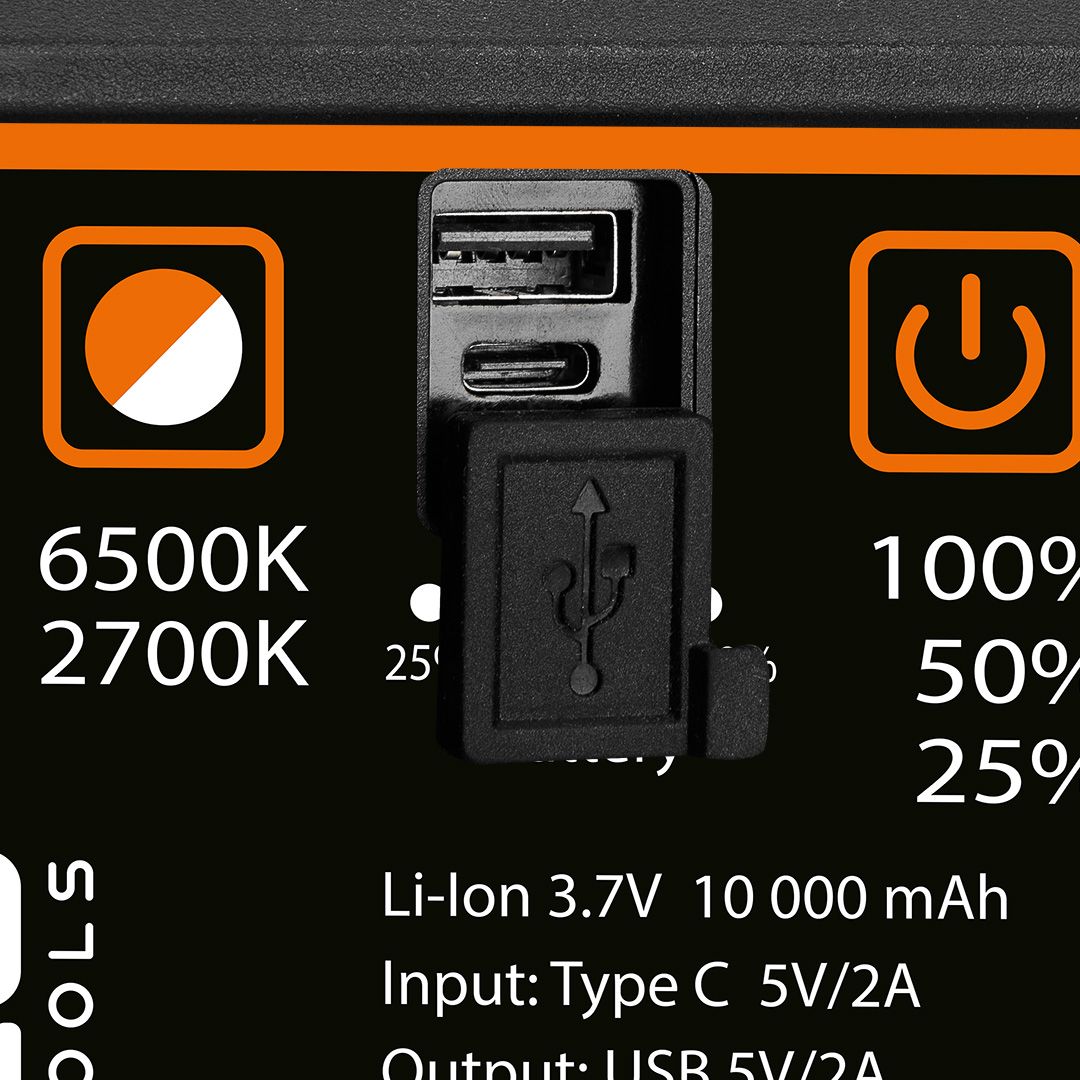Teleskopický reflektor 3000lm