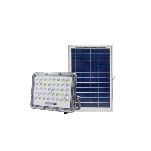 Led Solar Floodlight 40w 6000k 1000lm + Panel