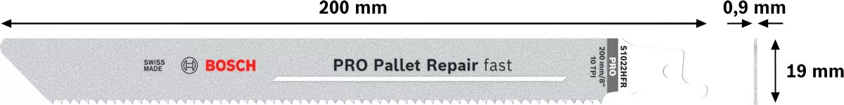 Saw Blade Pro Oprava palet S1022hfr 0,9*19*200mm 100 ks.