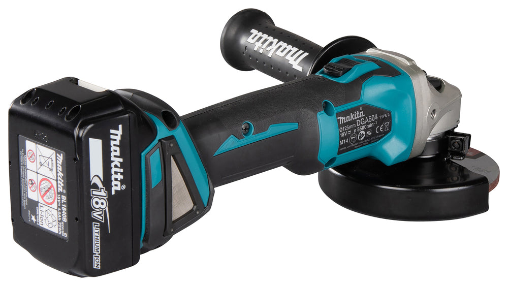 Cordless Angle Grinder 125mm 18v Li-lo 0*ah
