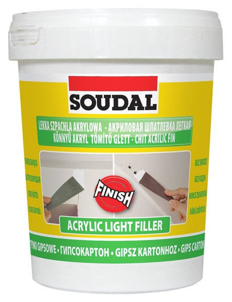 Light Acrylic Putty White 0.9l