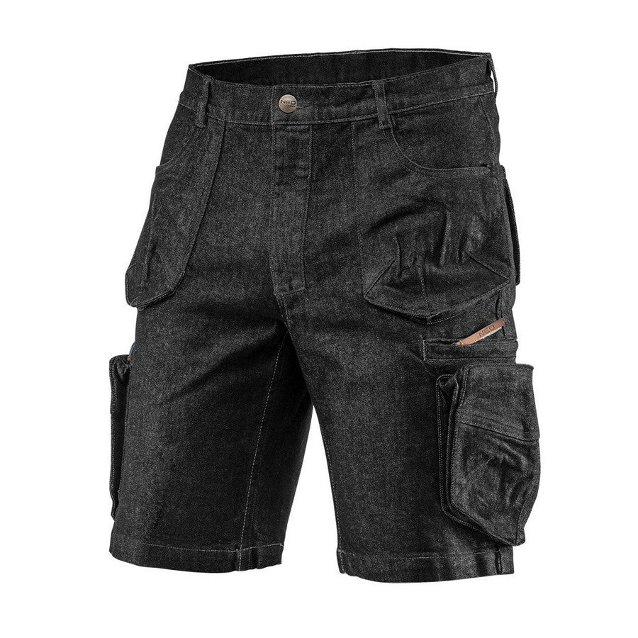 Denim Work Short sleeves Black Xl
