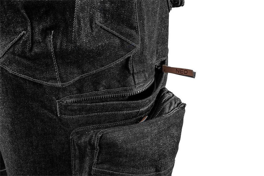 Denim Work Short sleeves Black Xl