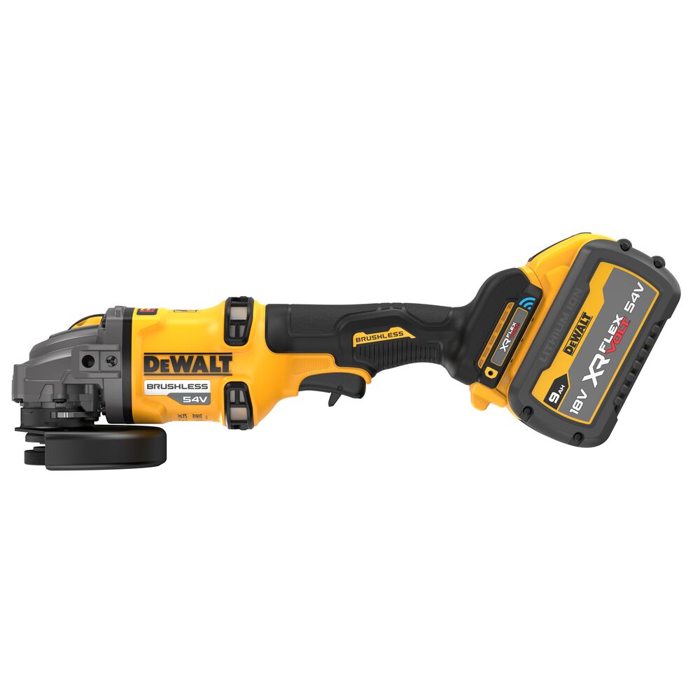 Akumulátorová uhlová brúska 125mm Flexvolt Shd 54v 2*9ah