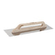 Smooth Stainless Steel Trowel 130*580 Wood Line