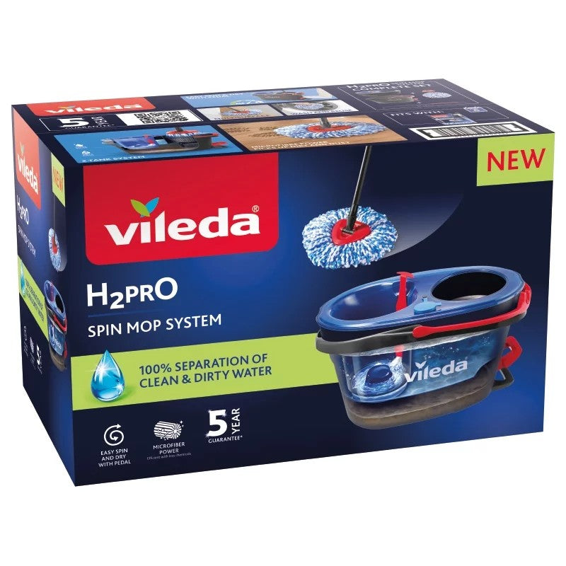 Vileda Mop H2pro Box Mop + Găleată + Storcator
