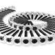 Parafusos na fita 3,5*55mm perfil Gk madeira/fosfato/ph2