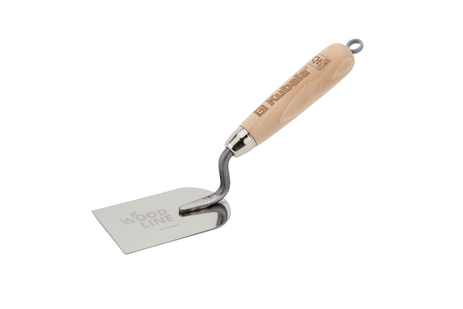 Stainless Steel Stucco Trowel 60mm Wood Line