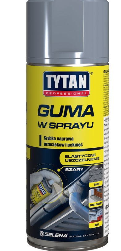 Titan Rubber Spray 400 Ml Gray
