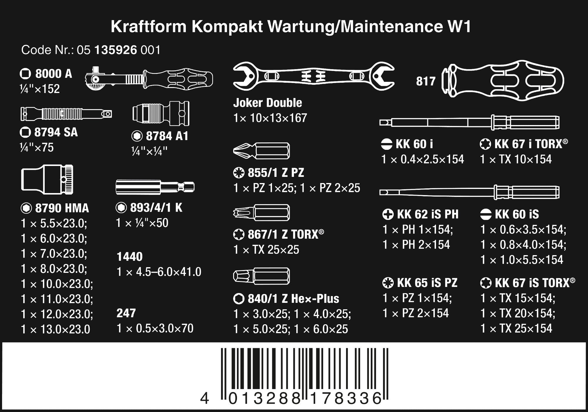 Kraftform Kompakt I 1 För Underhållsarbete 35 Styck