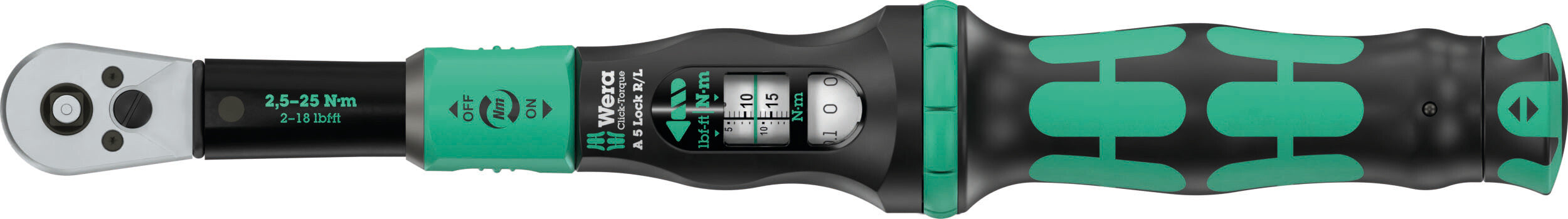Click-torque Wrench A51/4' 2.5-25nm
