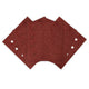 Fyrkantigt sandpapper P80 113*113mm 8 hål 5 st.