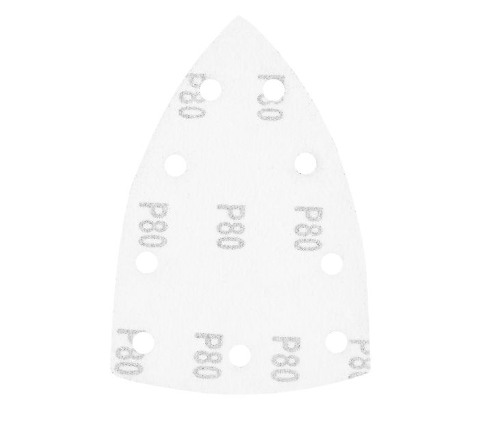 Järnsandpapper P80 100*147mm 9 Hål 5 St.