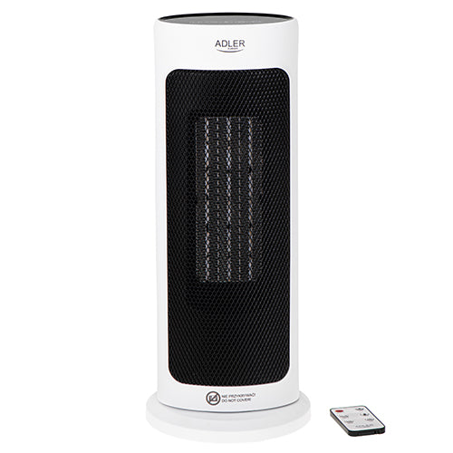 Keramisk Led Varmeblæser Med Fjernbetjening + Timer 200w Ad7738