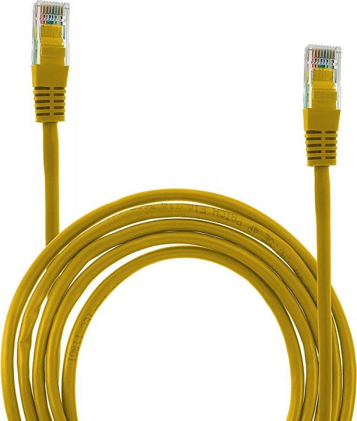 Utp 5e kabel 1,5 m gul patchledning