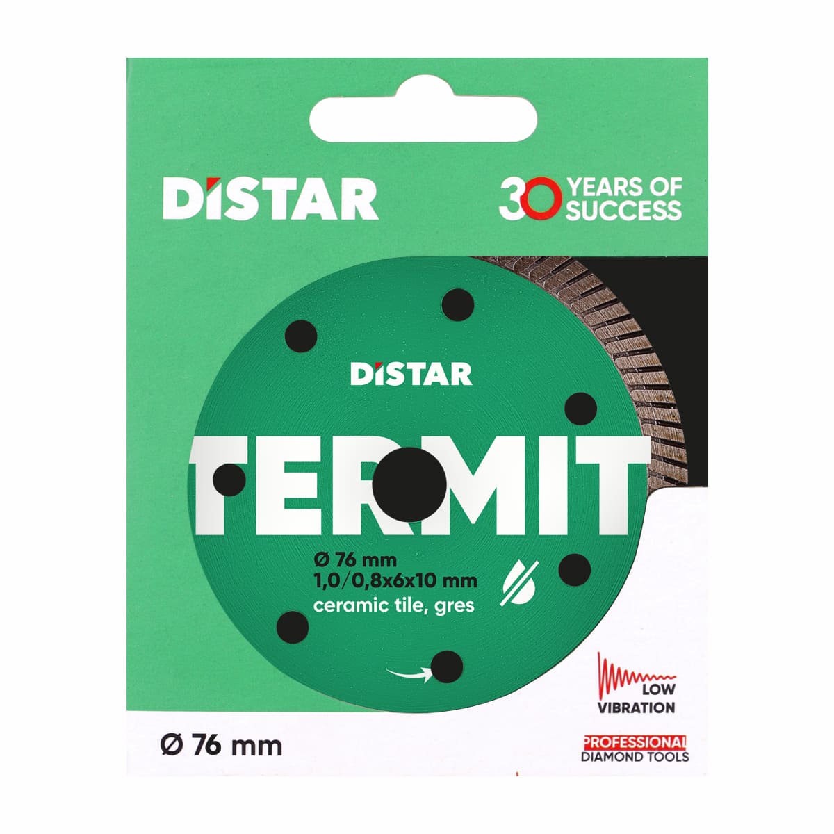 Diamantschijf voor keramiek en Gres Termit 76 * 1,0 * 10 mm