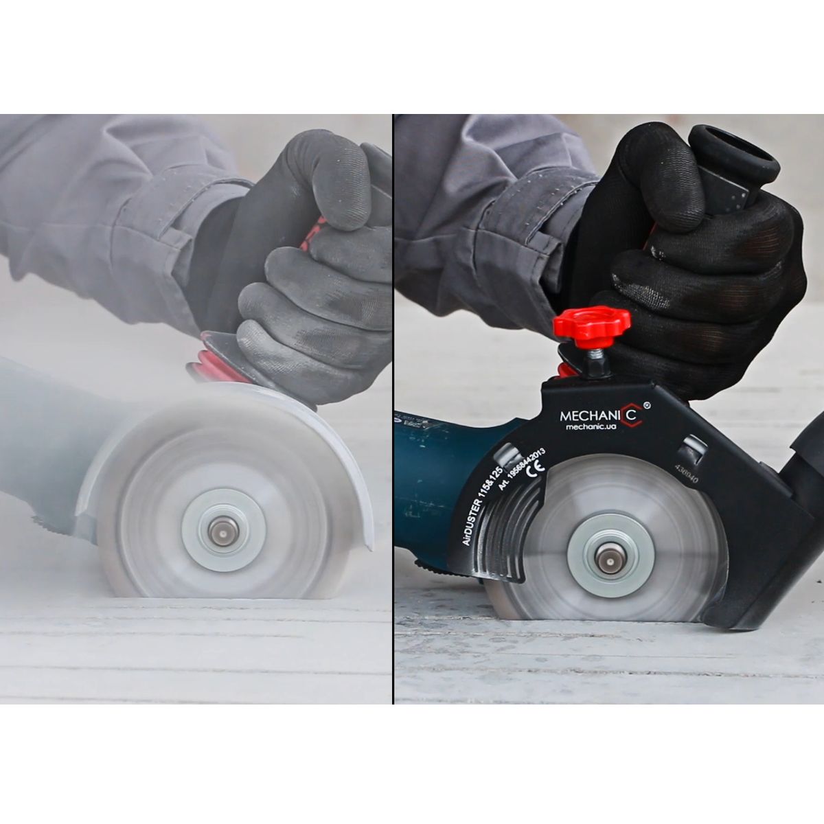 Airduster Suction Cutting Guard For Angle Grinding 115/125