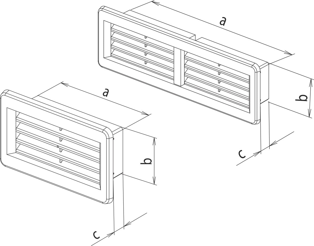 Flat Channel End/galler 220*55