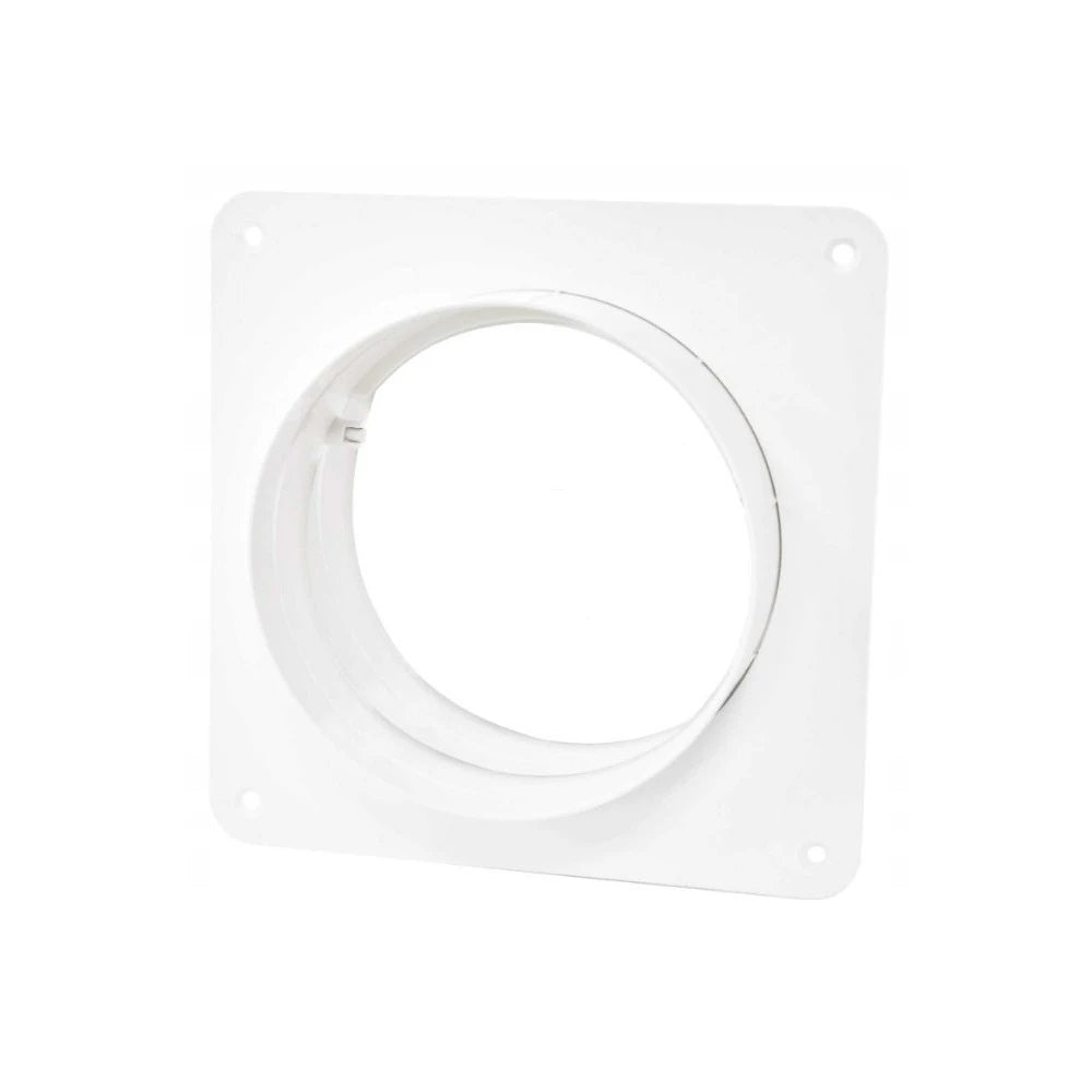 Rund kanalkoppling med fläns 100mm