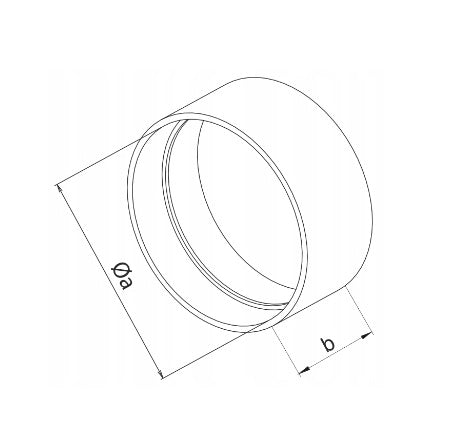 Rund kanalstik 150 mm