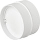 Connecteur de conduit rond avec clapet anti-retour 100 mm