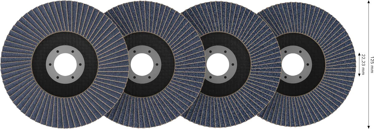 Conjunto de disco flap X451 125mm 60pcs