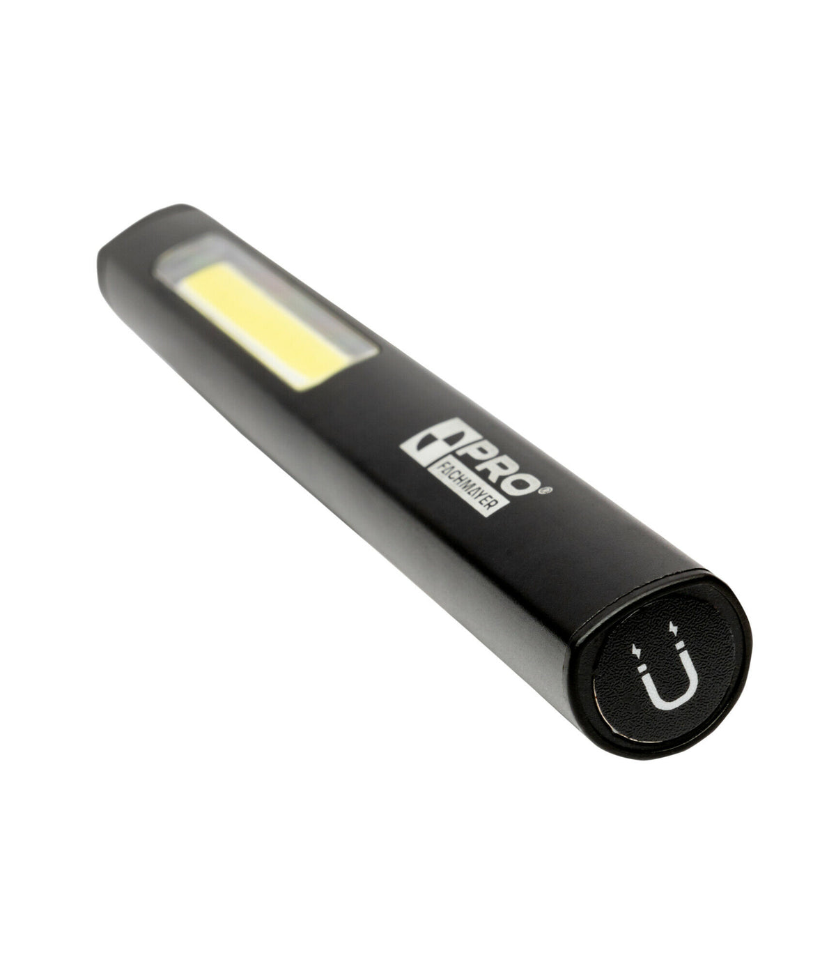Led Ficklampa Med Uppladdningsbart Batteri Och Magneter 200lm