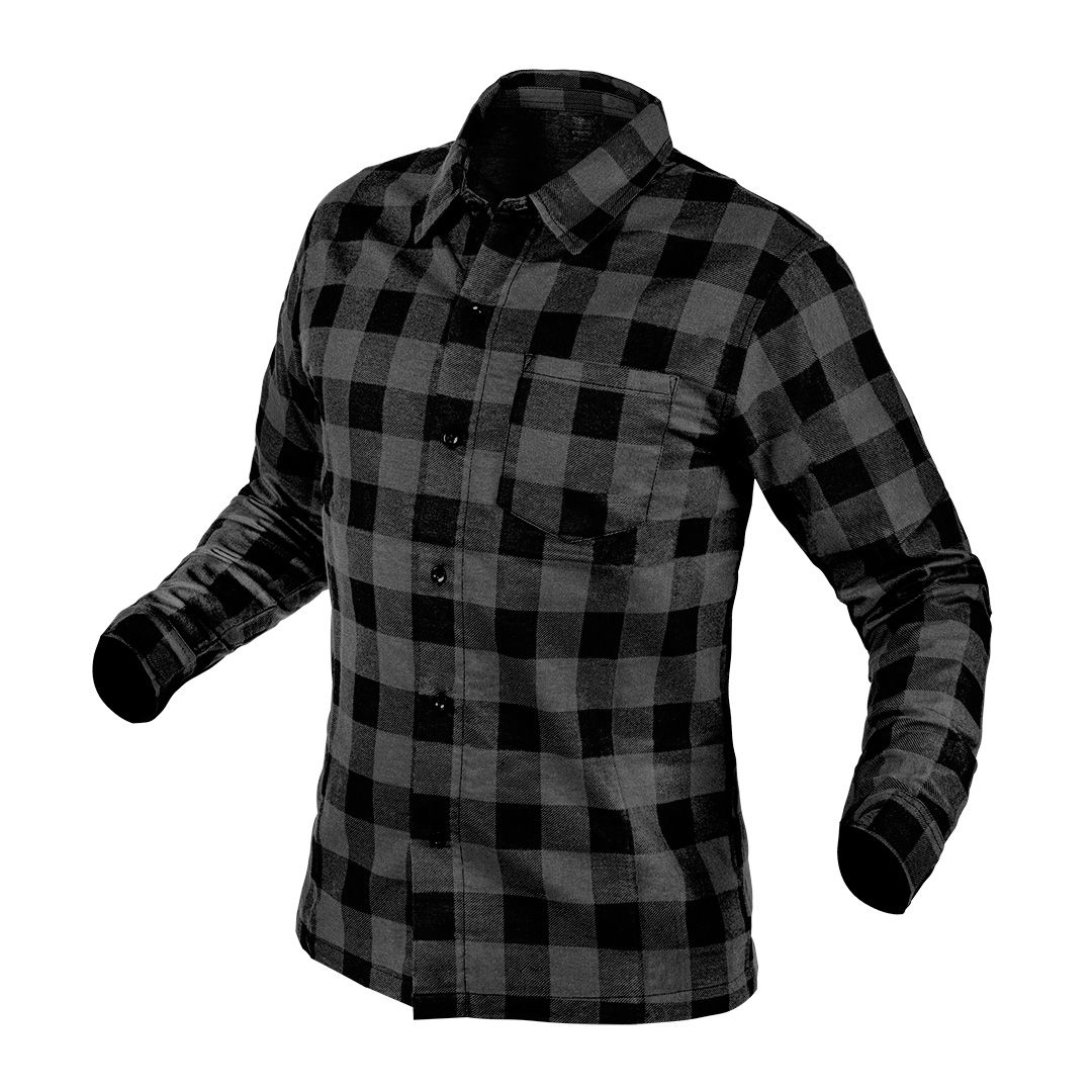 Léine Flannel Liath Méid L