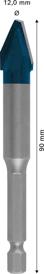 Hex-9 Expert Hartkeramikbohrer 12*90mm