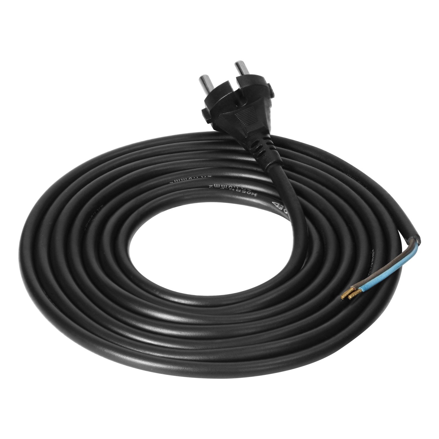 Tilslutningskabel Gummistik 2*1,5mm2 Ip20 3m