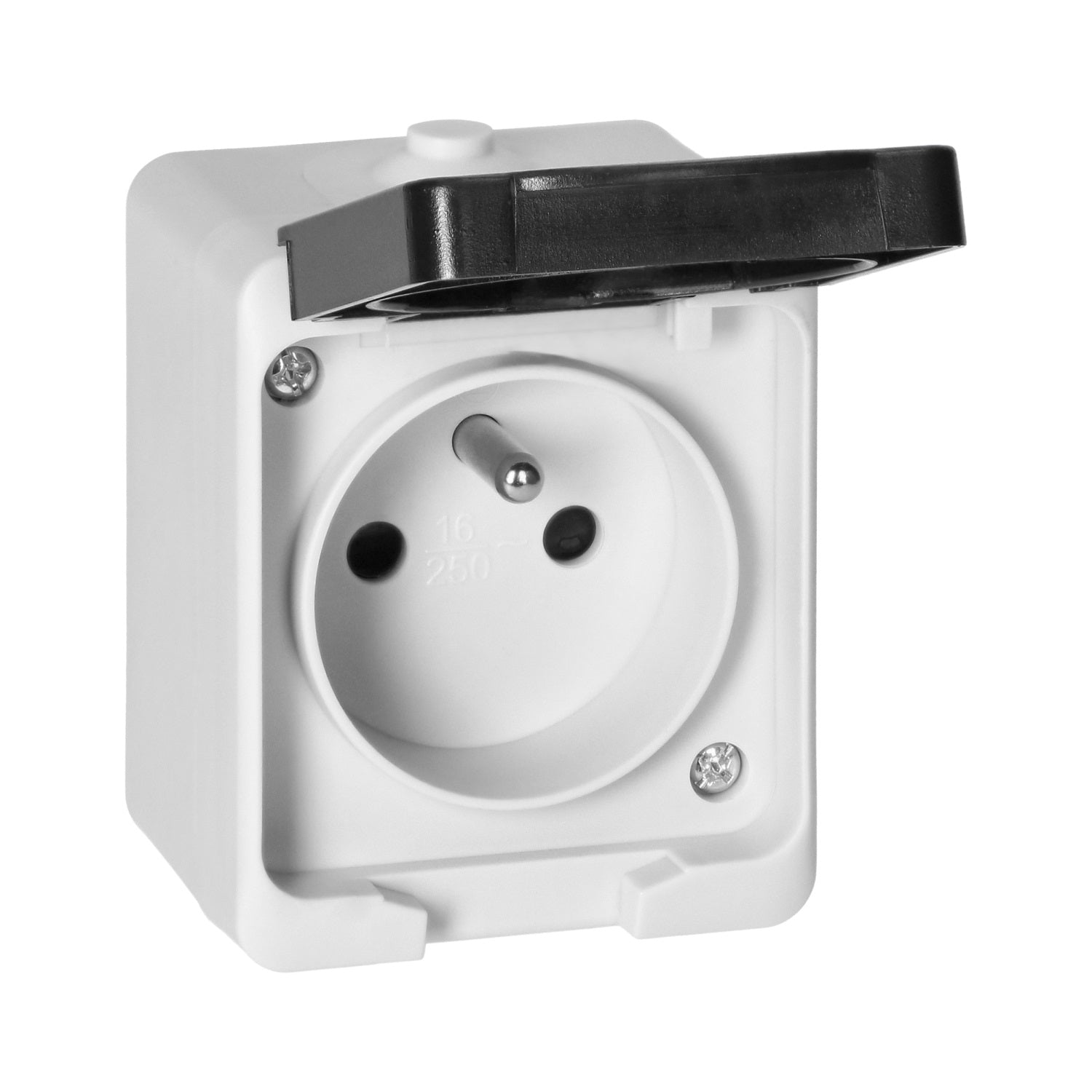 Pojedyncze gniazdo 2p+z Aquatic Mini Ip54