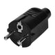 2p+z Uni-schuko Plug Black