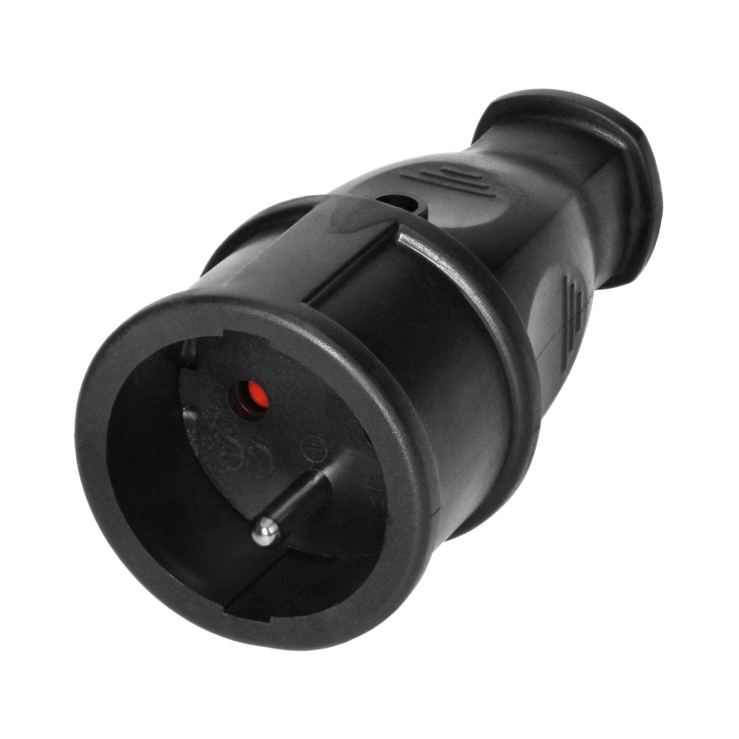 Værkstedsstik 2p-z Sort
