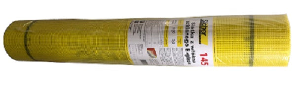 Plasa de ipsos din fibra de sticla galbena 145g/m2 1m*50m