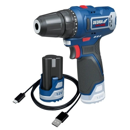 Trapano avvitatore a batteria 12 V 1*2,0 Ah