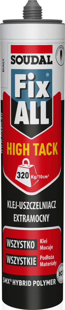 Fix All High Tack Uszczelniacz hybrydowy biały 290ml