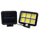 Led-schijnwerper 6*cob 4w zonne-energie + Pir 1593